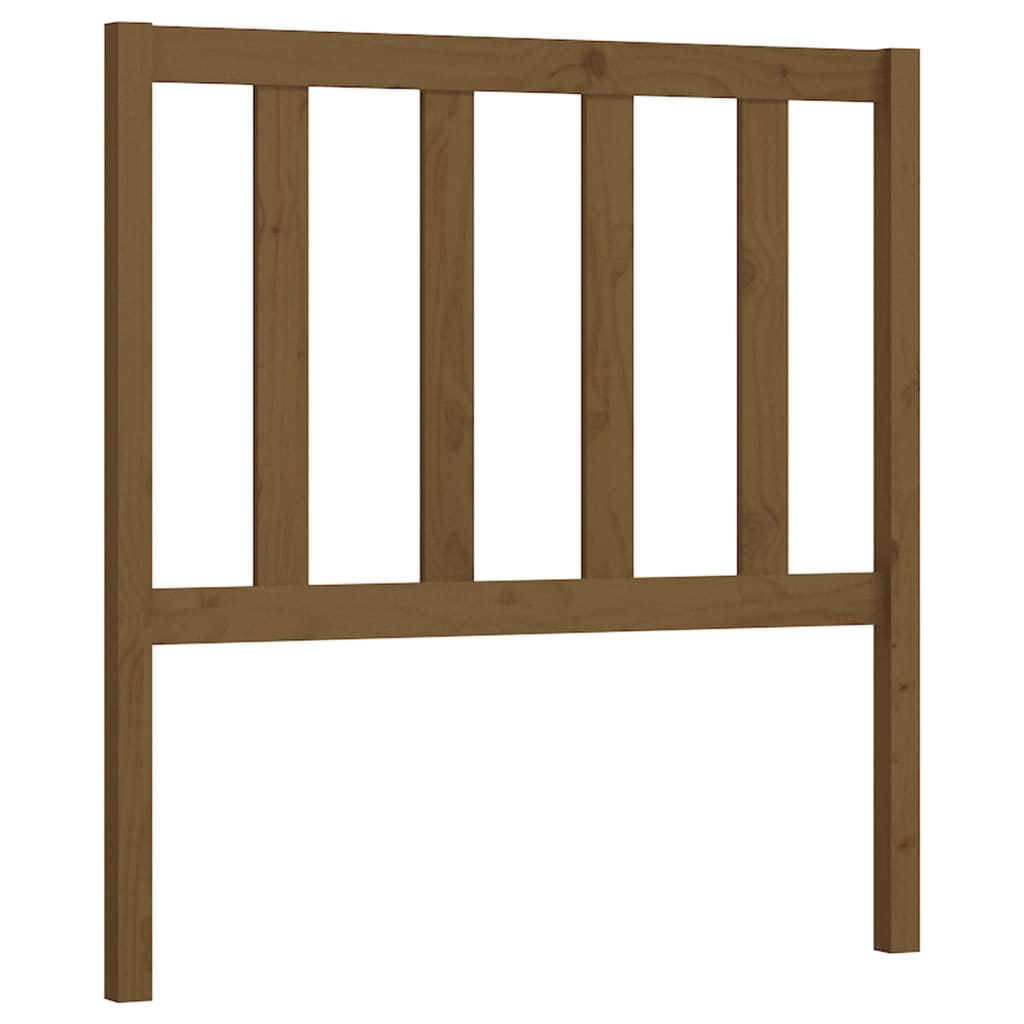 Sengegavl honningbrun 96x4x100 cm heltre furu