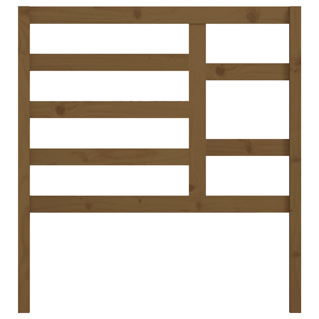 Sengegavl honningbrun 81x4x104 cm heltre furu