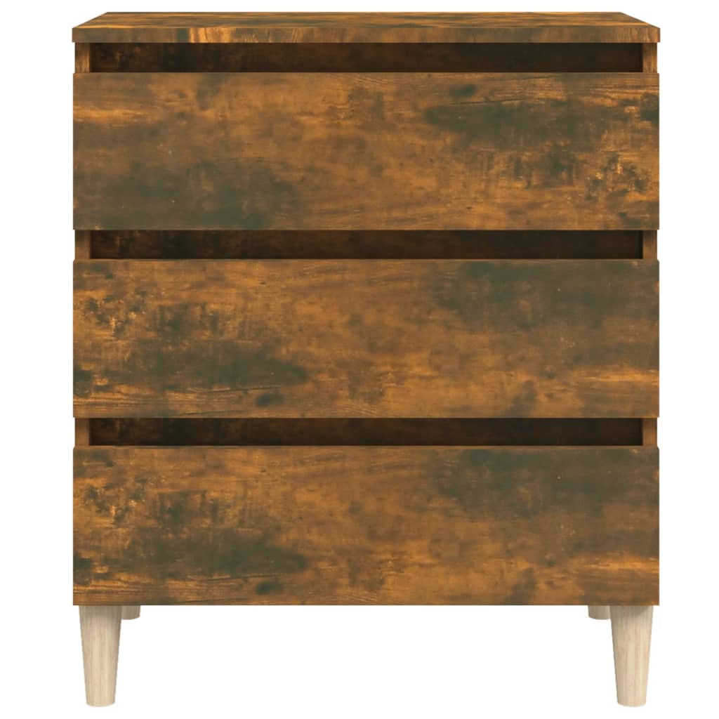 Skjenk røkt eik 60x35x69 cm konstruert tre