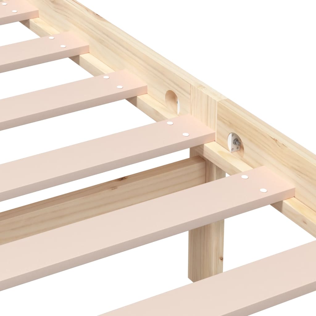 Sengeramme heltre furu 200x200 cm