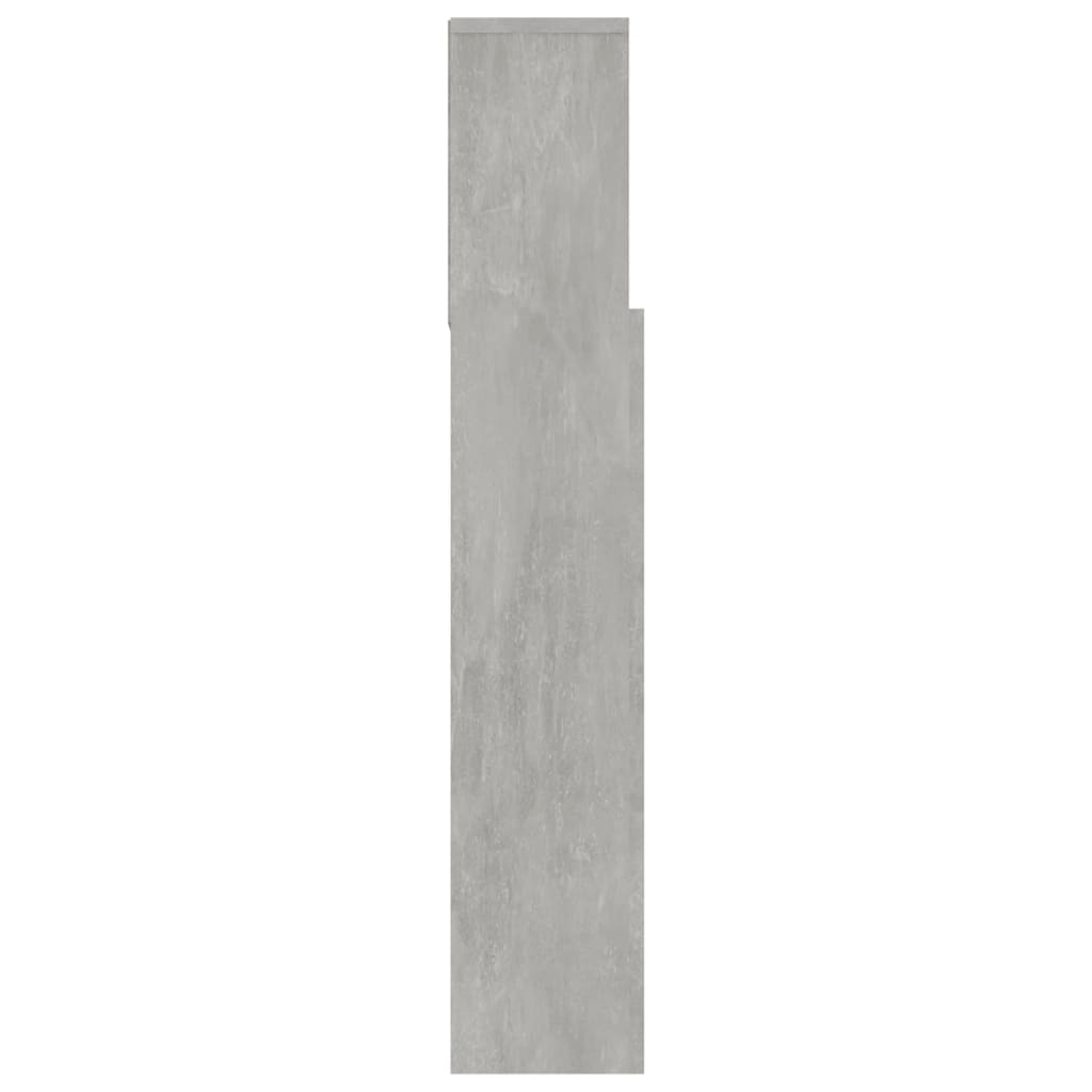 Sengegavlskap betonggrå 120x19x103,5 cm