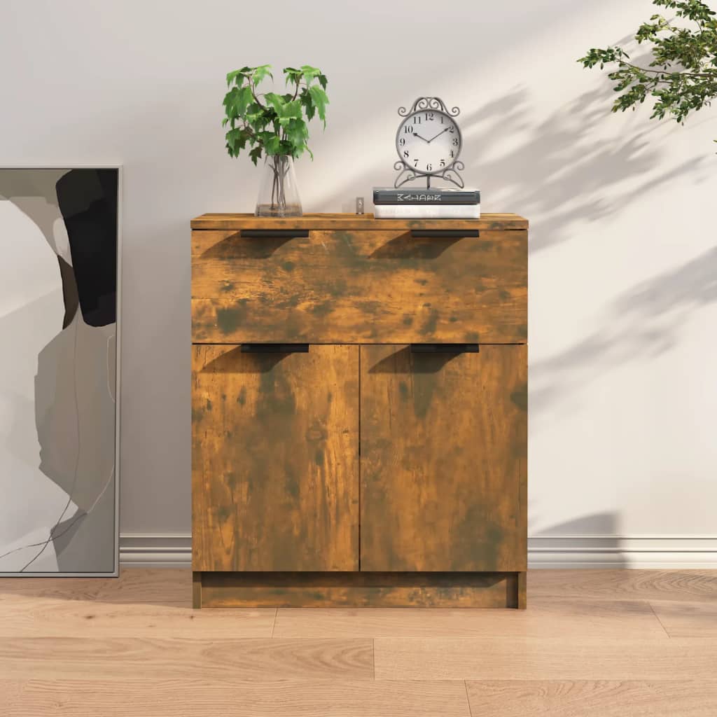 Skjenk røkt eik 60x30x70 cm konstruert tre