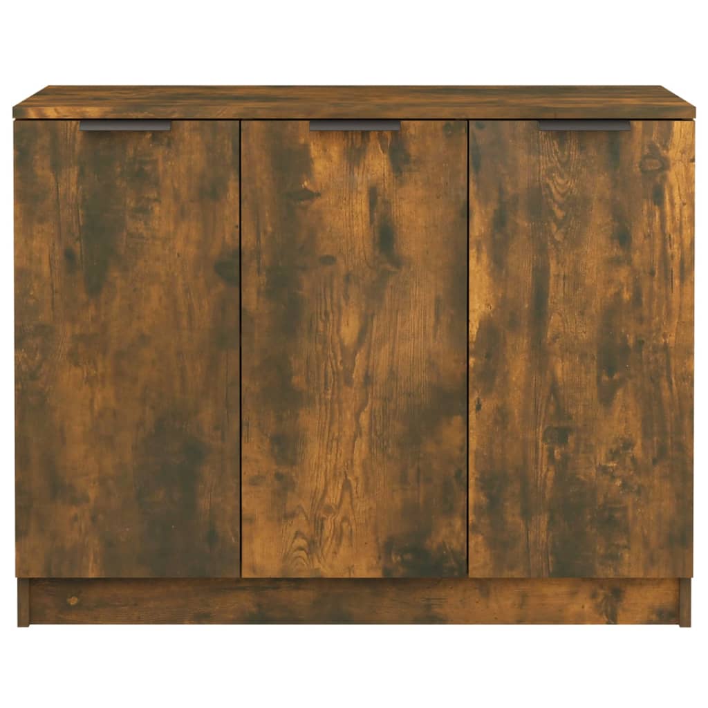Skjenk røkt eik 90,5x30x70 cm konstruert tre