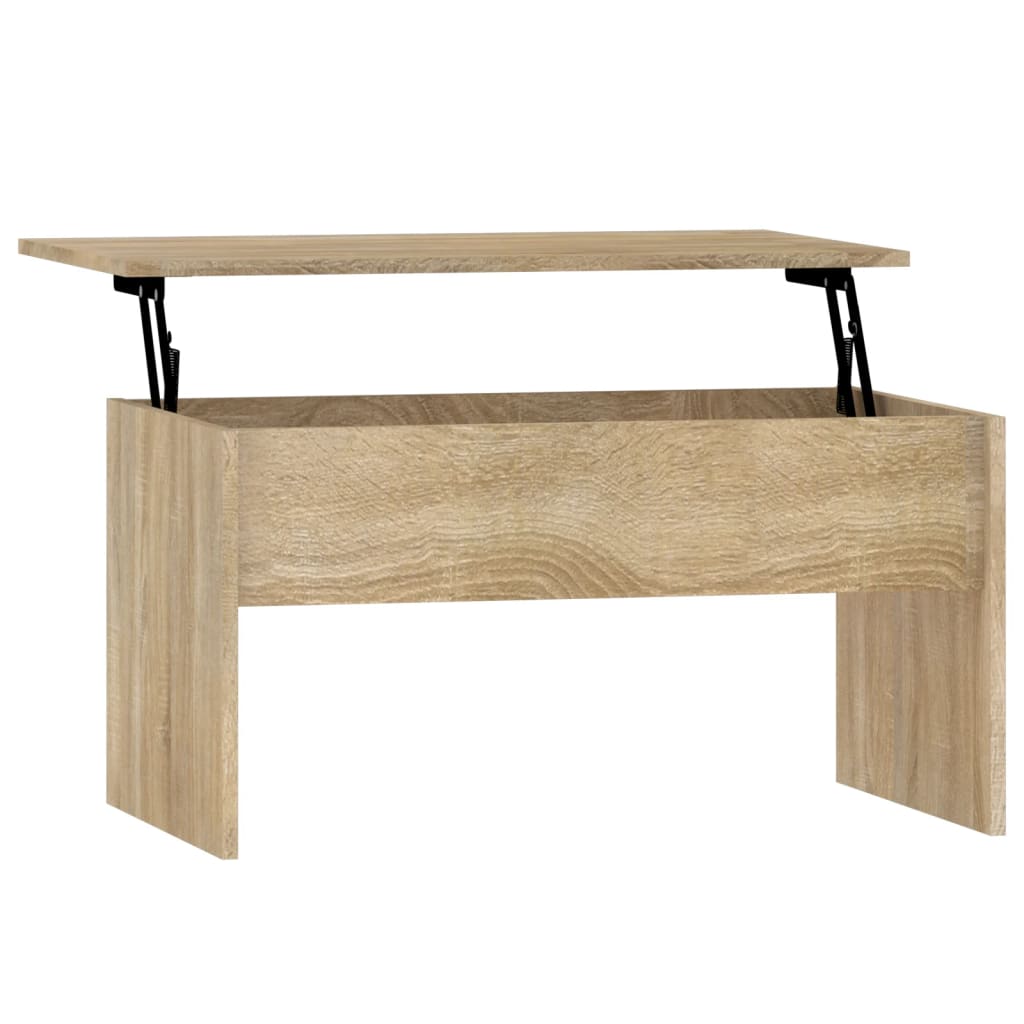 Salongbord sonoma eik 80x50,5x41,5 cm konstruert tre