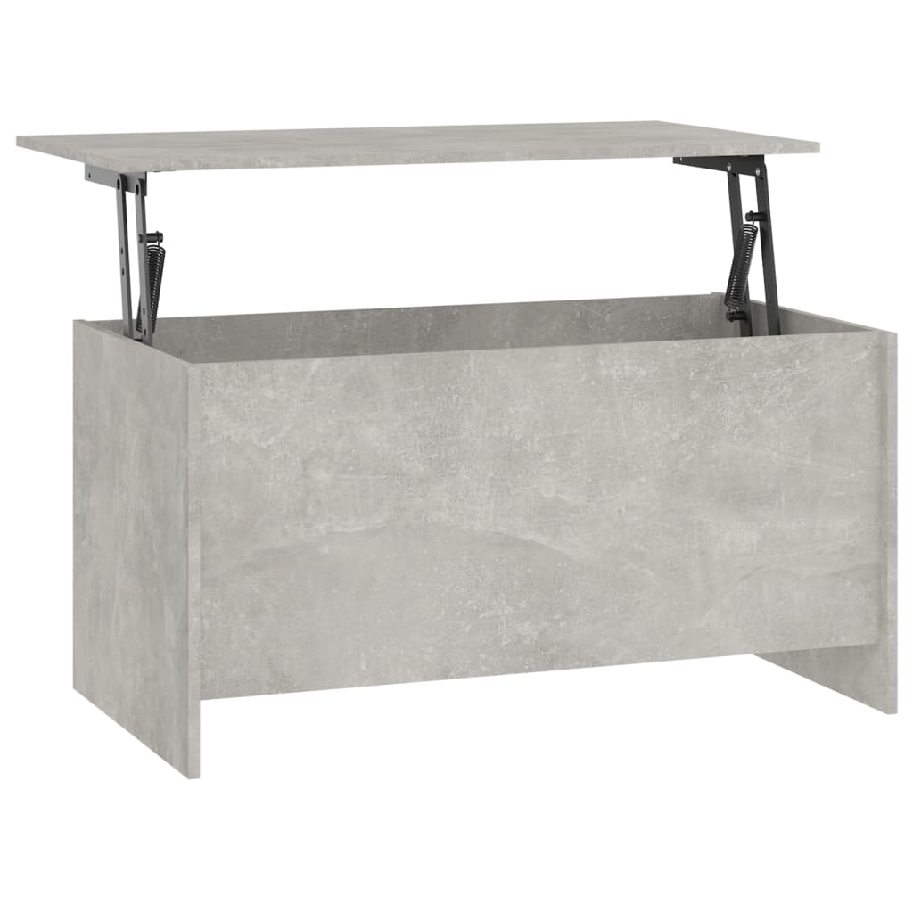 Salongbord betonggrå 102x55,5x52,5 cm konstruert tre