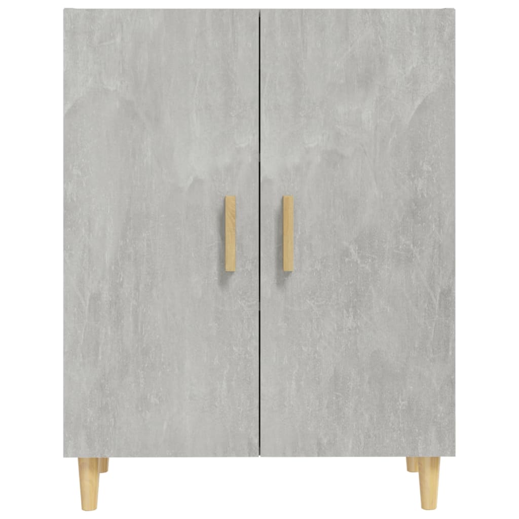 Skjenk betonggrå 70x34x90 cm konstruert tre