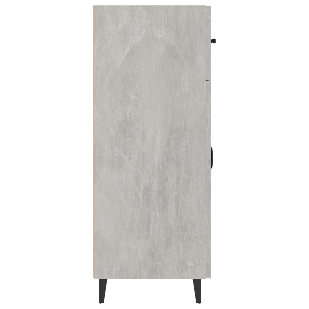Skjenk betonggrå 69,5x34x90 cm konstruert tre