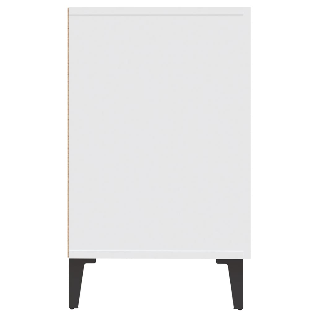 Skjenk hvit 100x36x60 cm konstruert tre