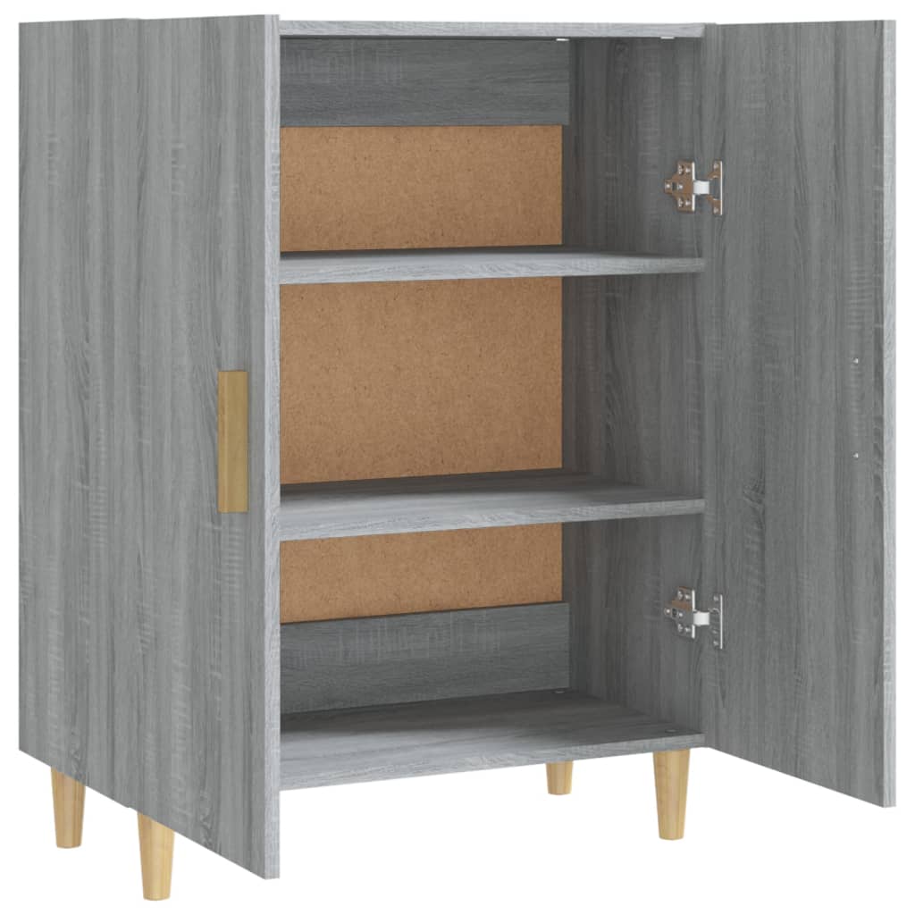 Skjenk grå sonoma 70x34x90 cm konstruert tre