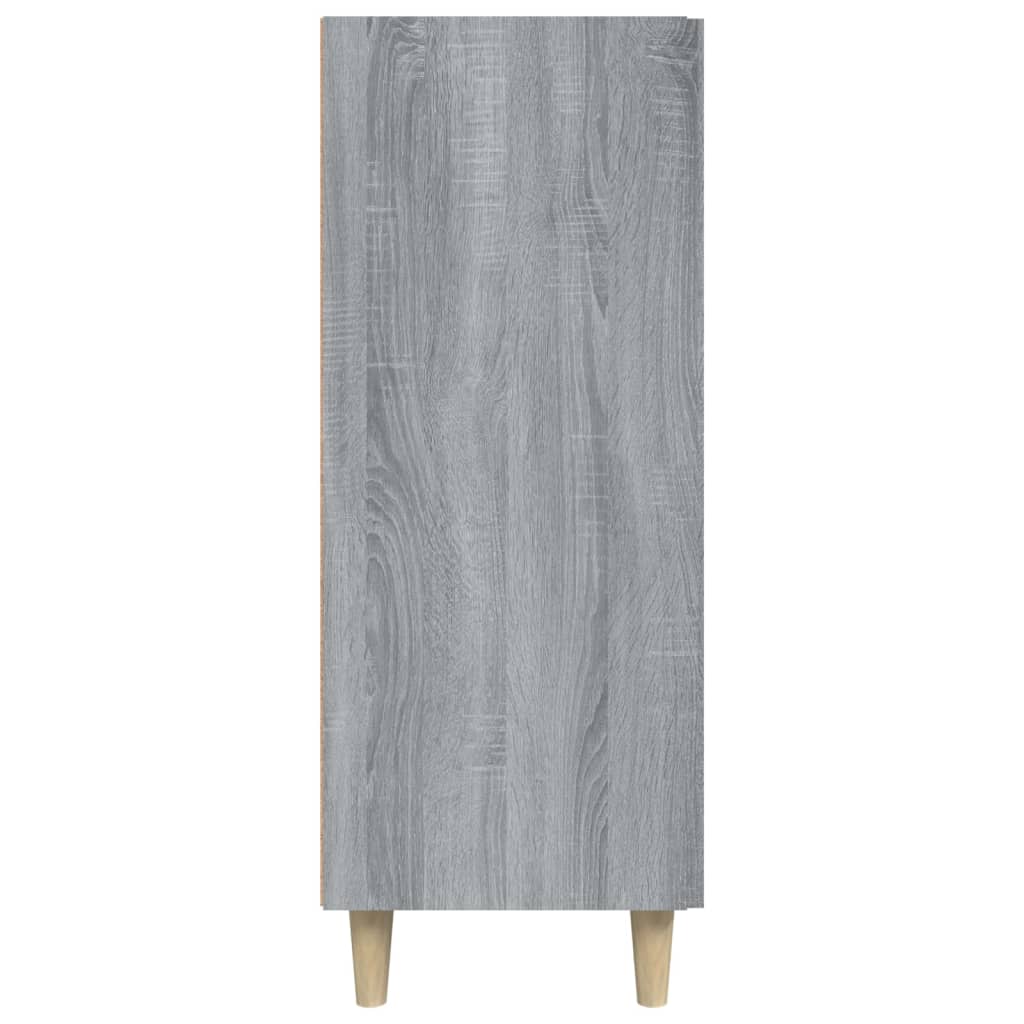 Skjenk grå sonoma 69,5x34x90 cm konstruert tre