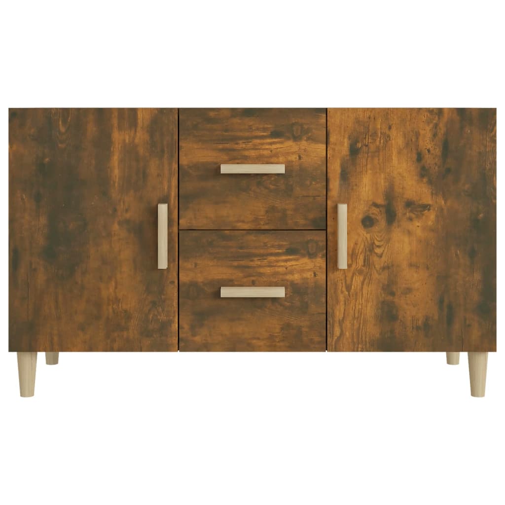 Skjenk røkt eik 100x36x60 cm konstruert tre