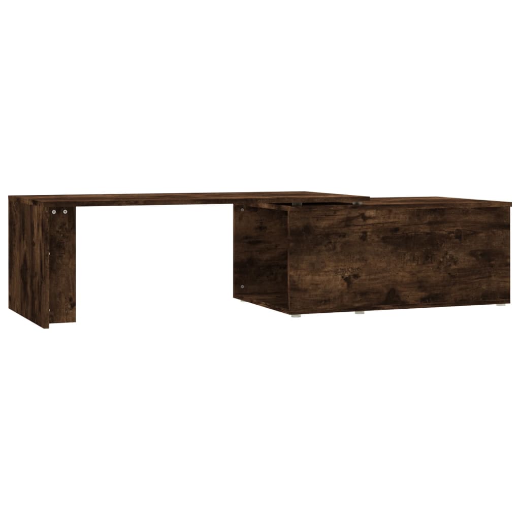 Salongbord røkt eik 150x50x35 cm konstruert tre