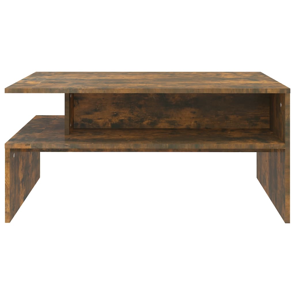 Salongbord røkt eik 90x60x42,5 cm konstruert tre