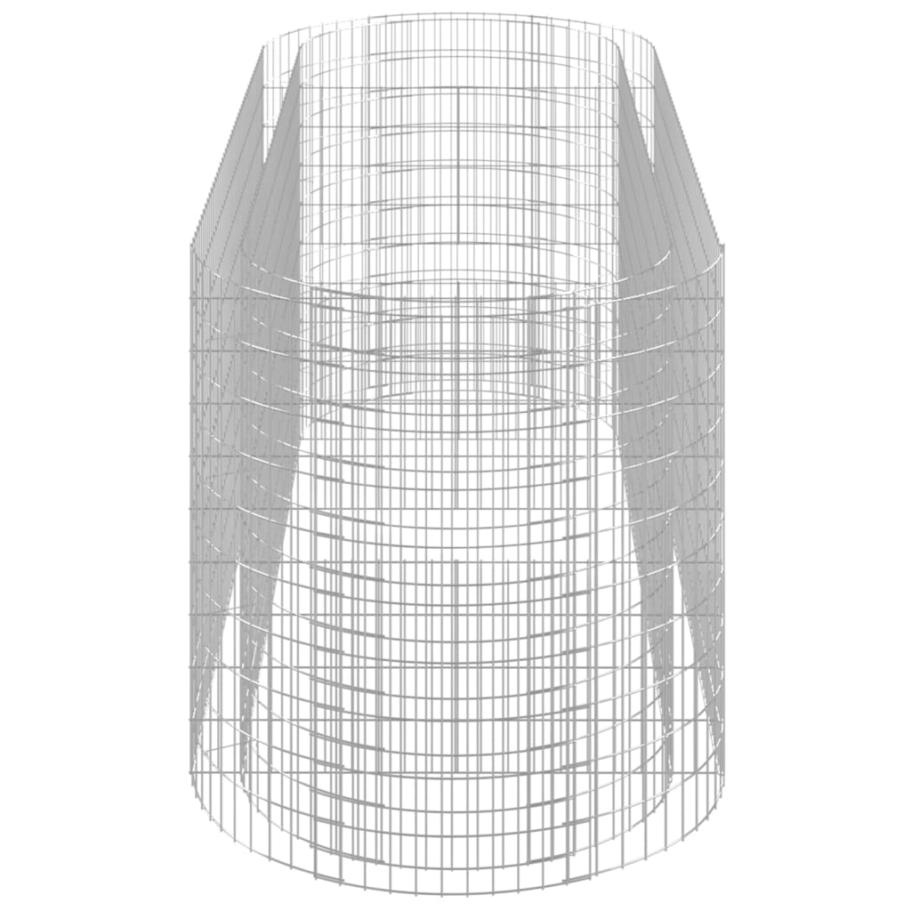 Gabion høybed galvanisert jern 300x100x100 cm