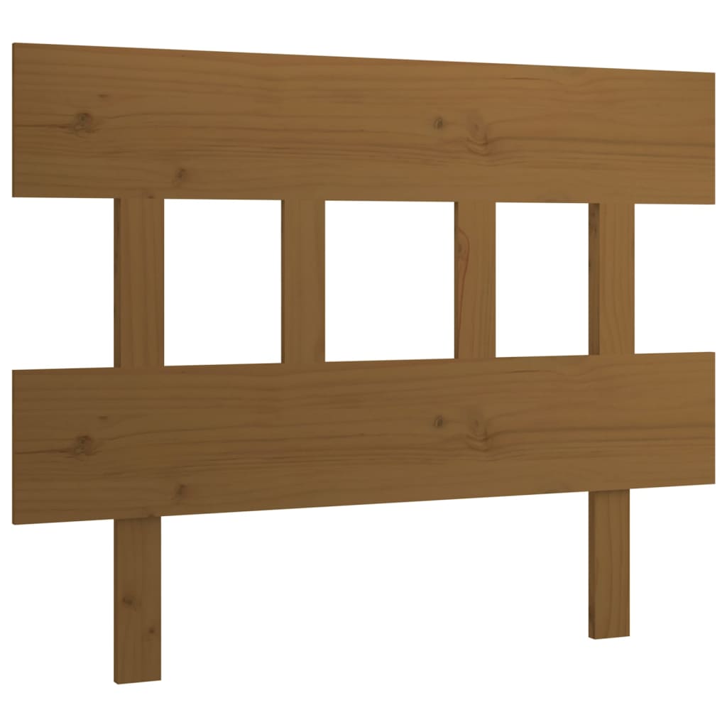 Sengegavl honningbrun 103,5x3x81 cm heltre furu
