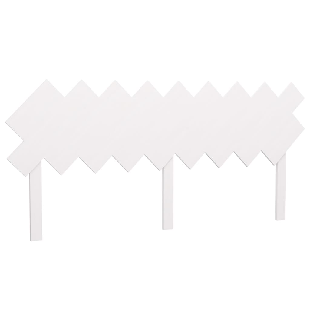 Sengegavl hvit 178x3x80,5 cm heltre furu