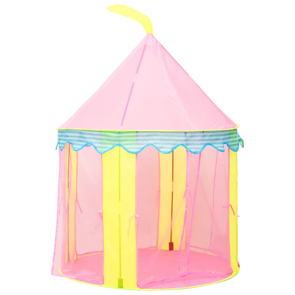 Leketelt med 250 baller rosa 100x100x127 cm