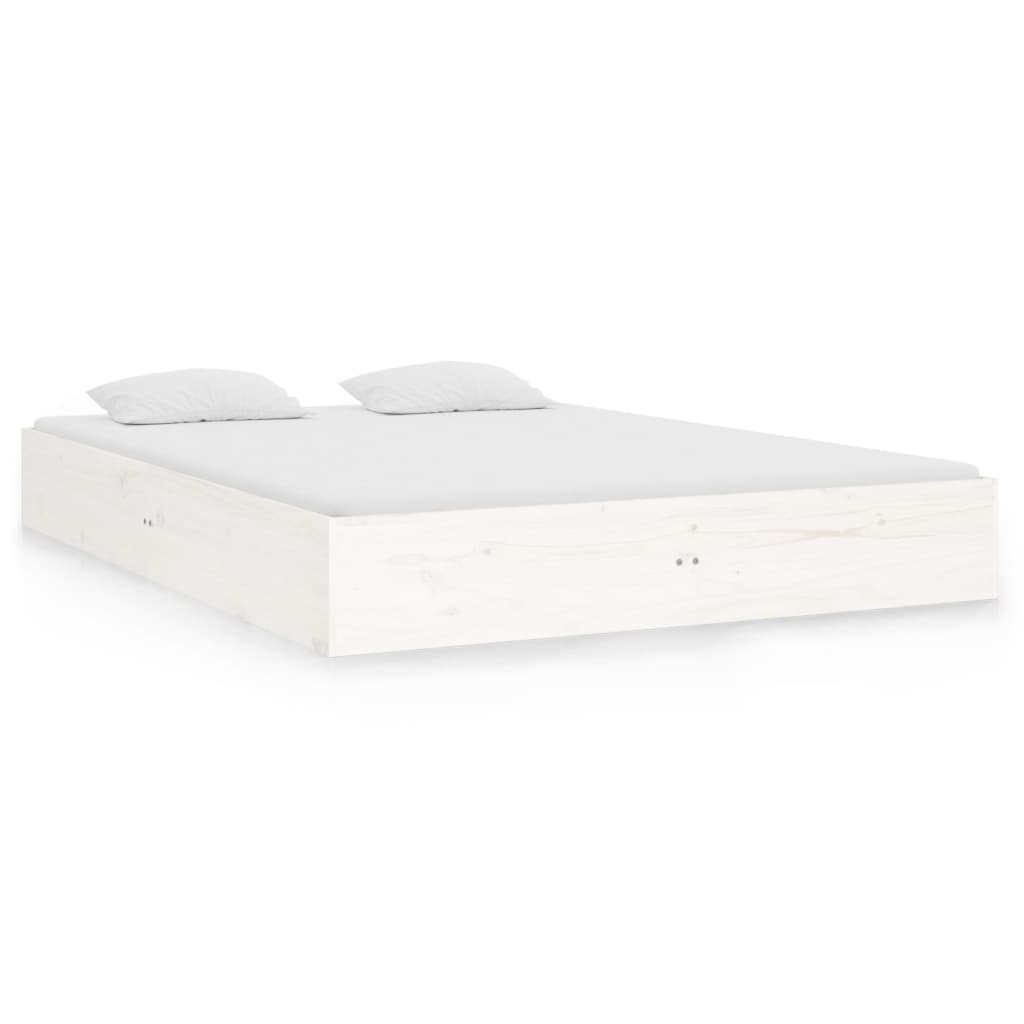 Sengeramme hvit heltre 120x190 cm Small Double