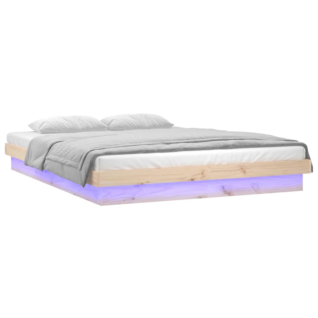 Sengeramme med LED 120x190 cm Small Double heltre