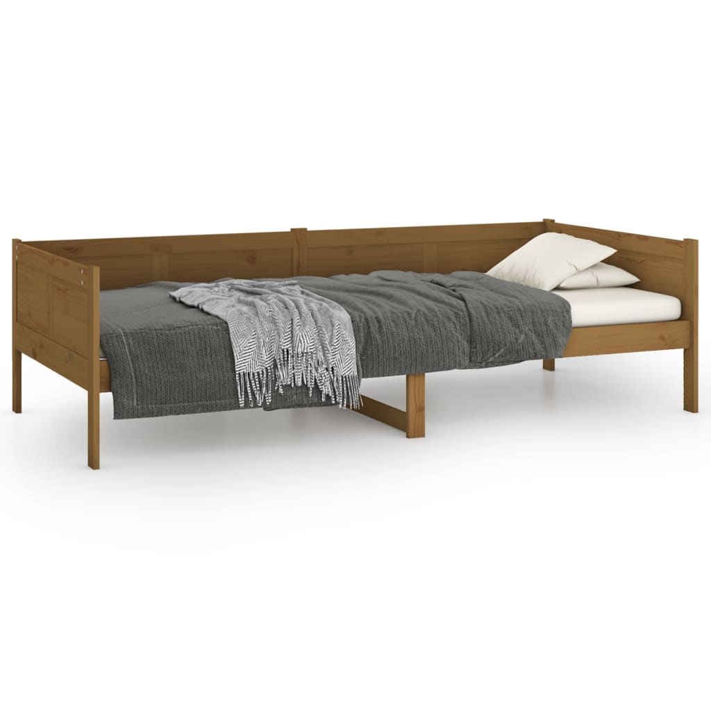 Dagseng honningbrun heltre furu 90x190 cm