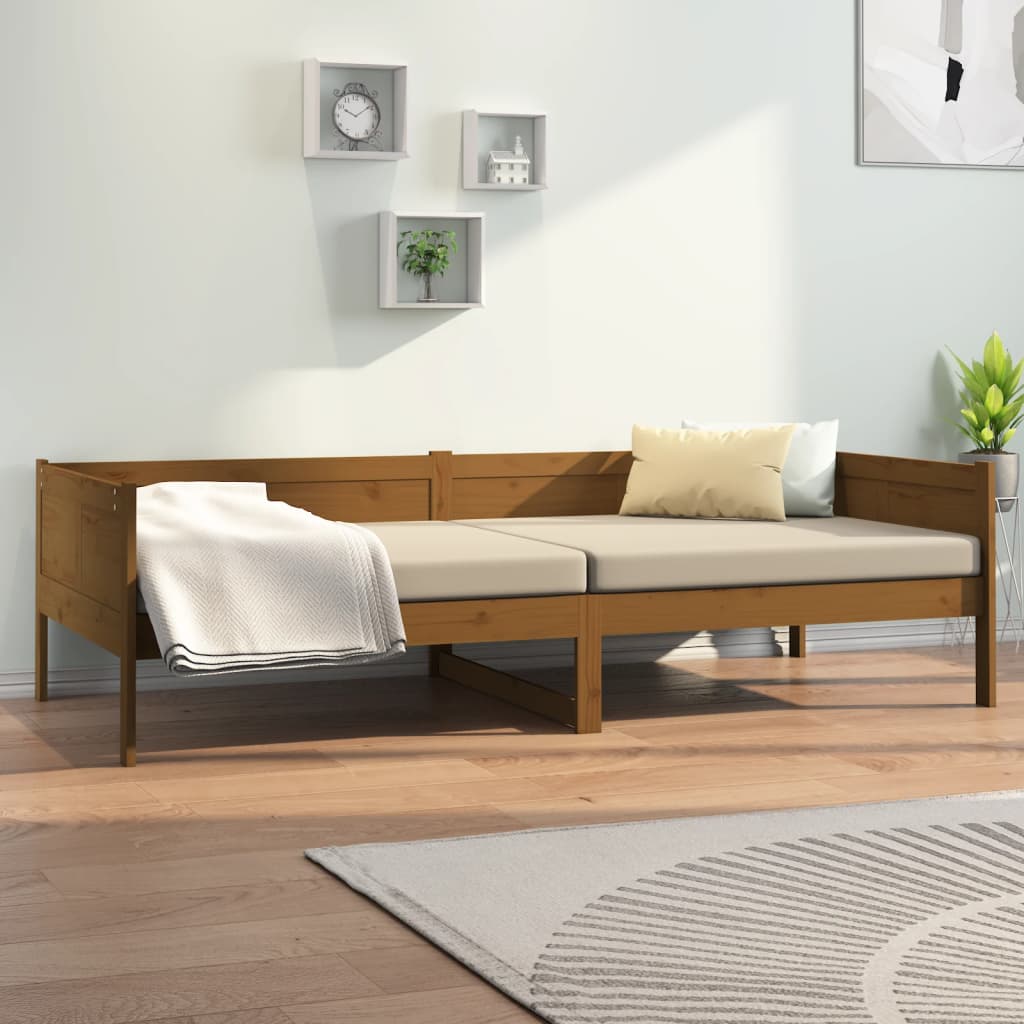 Dagseng honningbrun heltre furu 90x190 cm