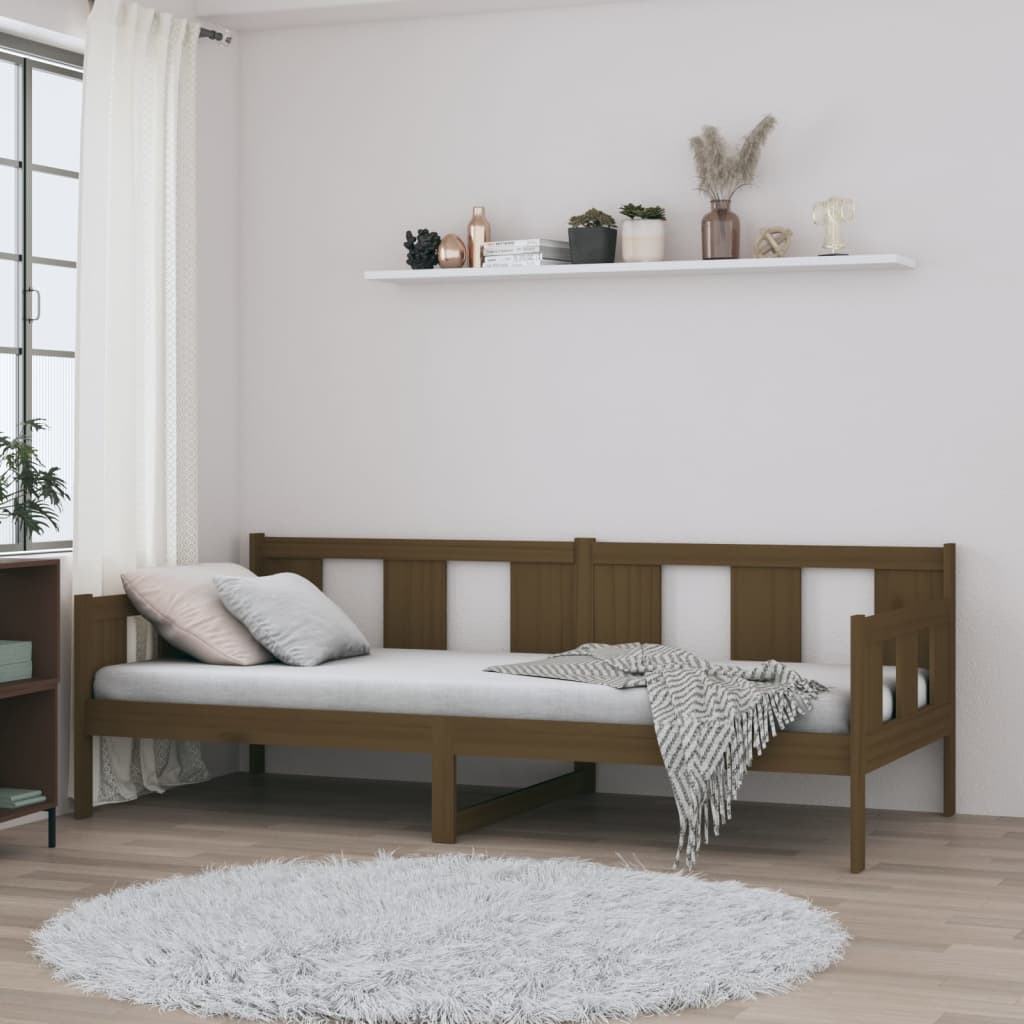 Dagseng honningbrun heltre furu 90x200 cm