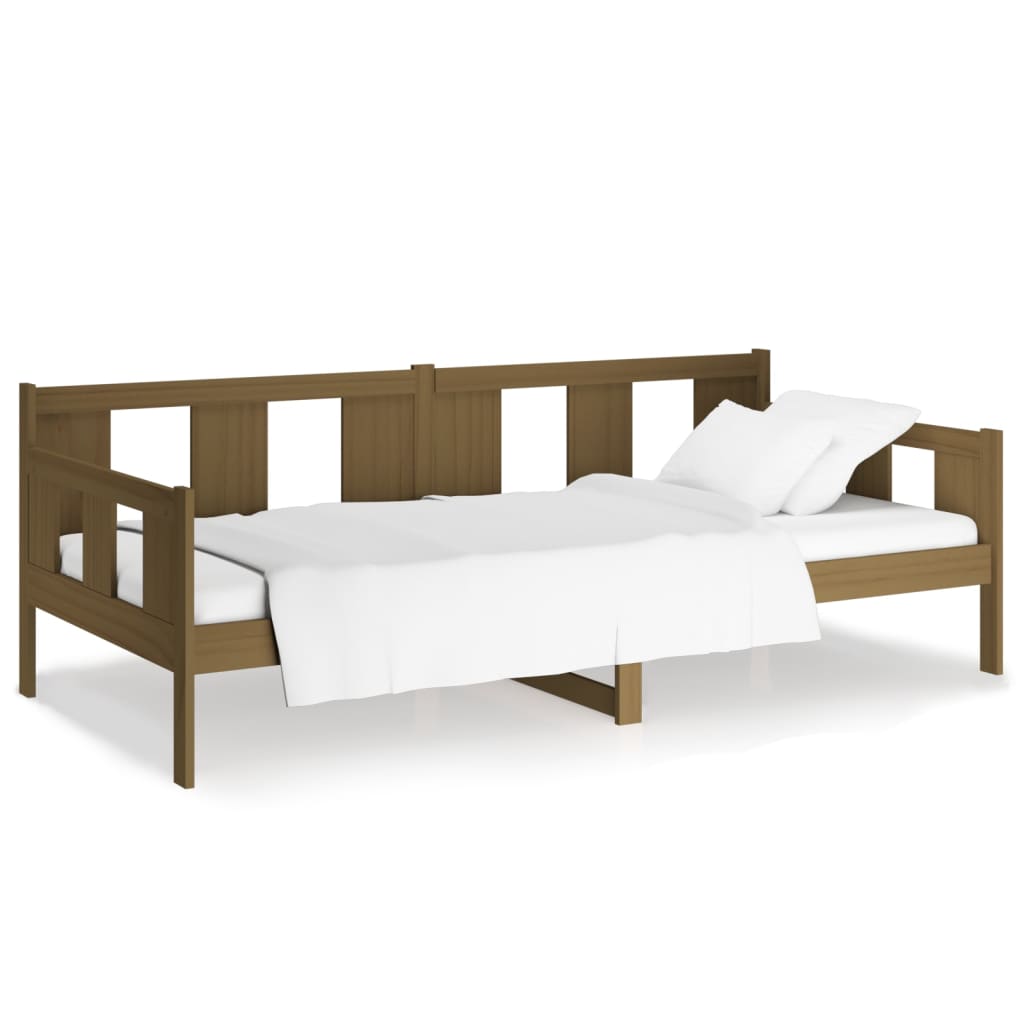 Dagseng honningbrun heltre furu 90x190 cm