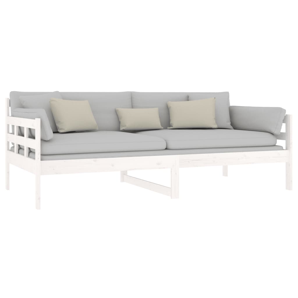 Dagseng hvit heltre furu 90x190 cm