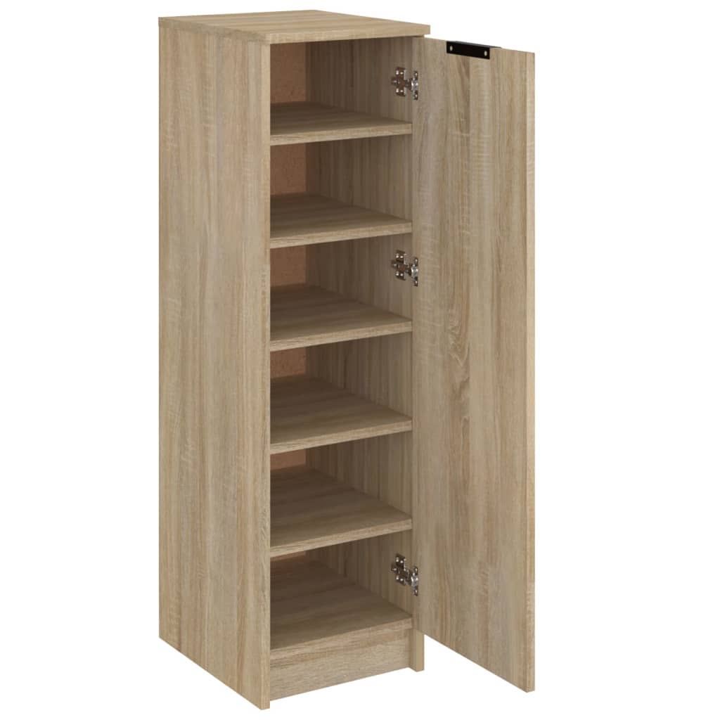 Skoskap sonoma eik 30x35x100 cm konstruert tre
