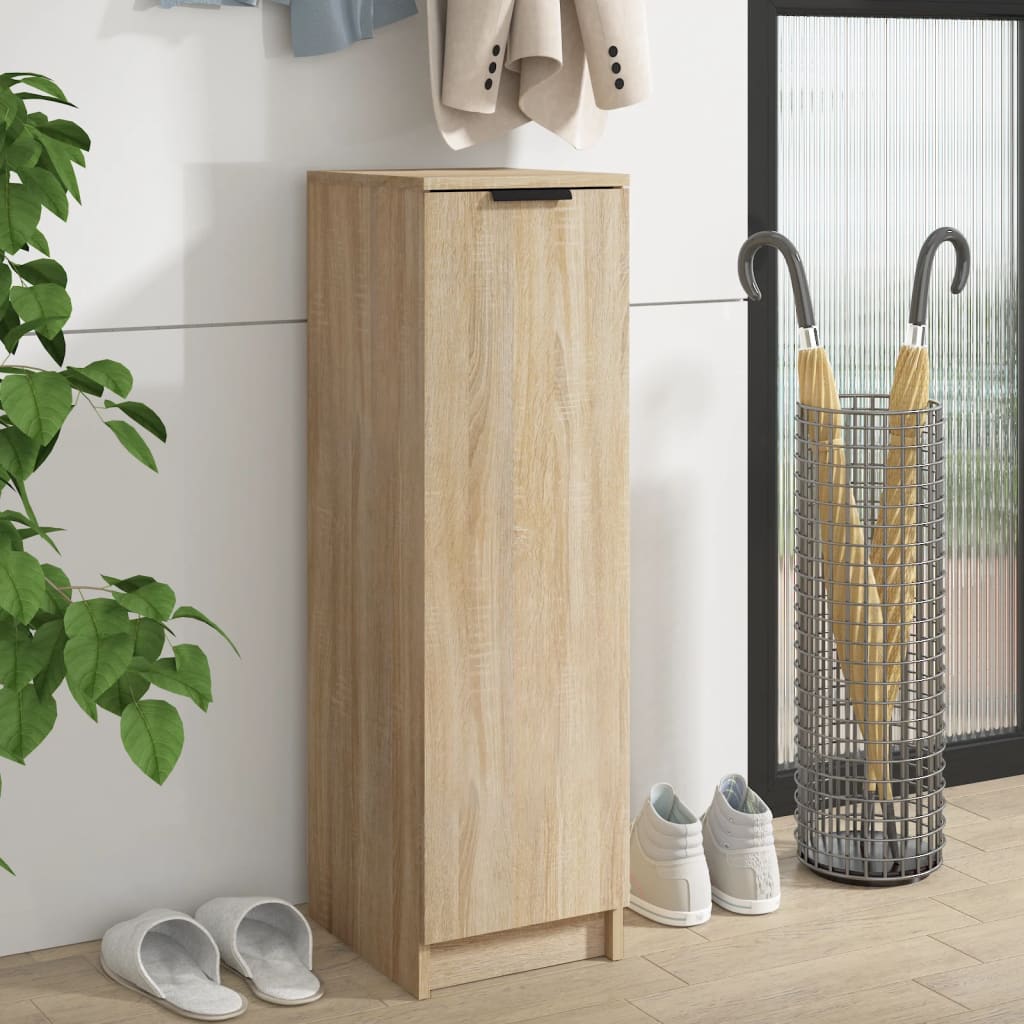 Skoskap sonoma eik 30x35x100 cm konstruert tre