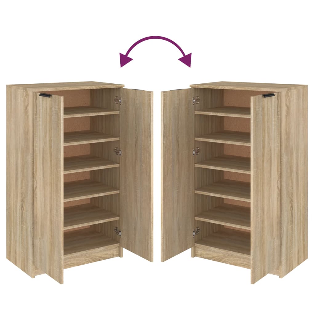 Skoskap sonoma eik 59x35x100,5 cm konstruert tre