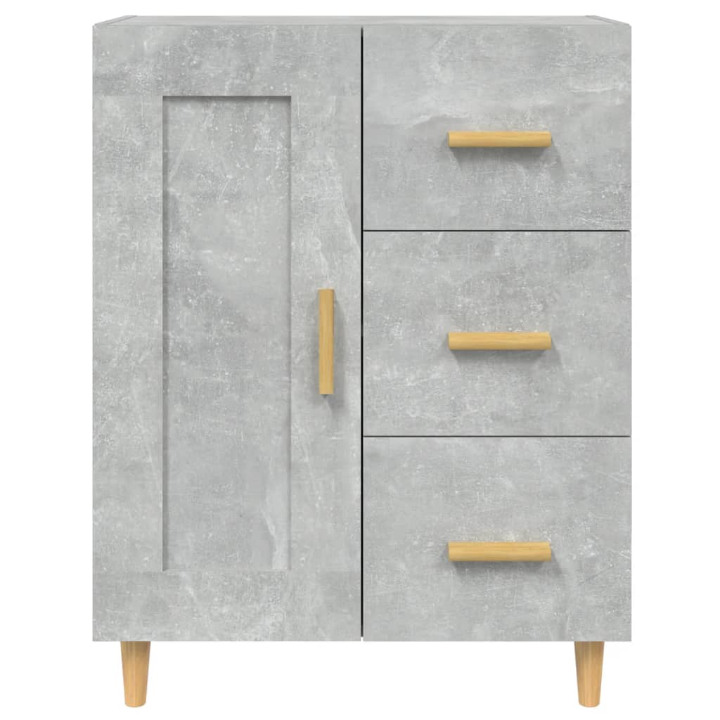 Skjenk betonggrå 69,5x34x90 cm konstruert tre