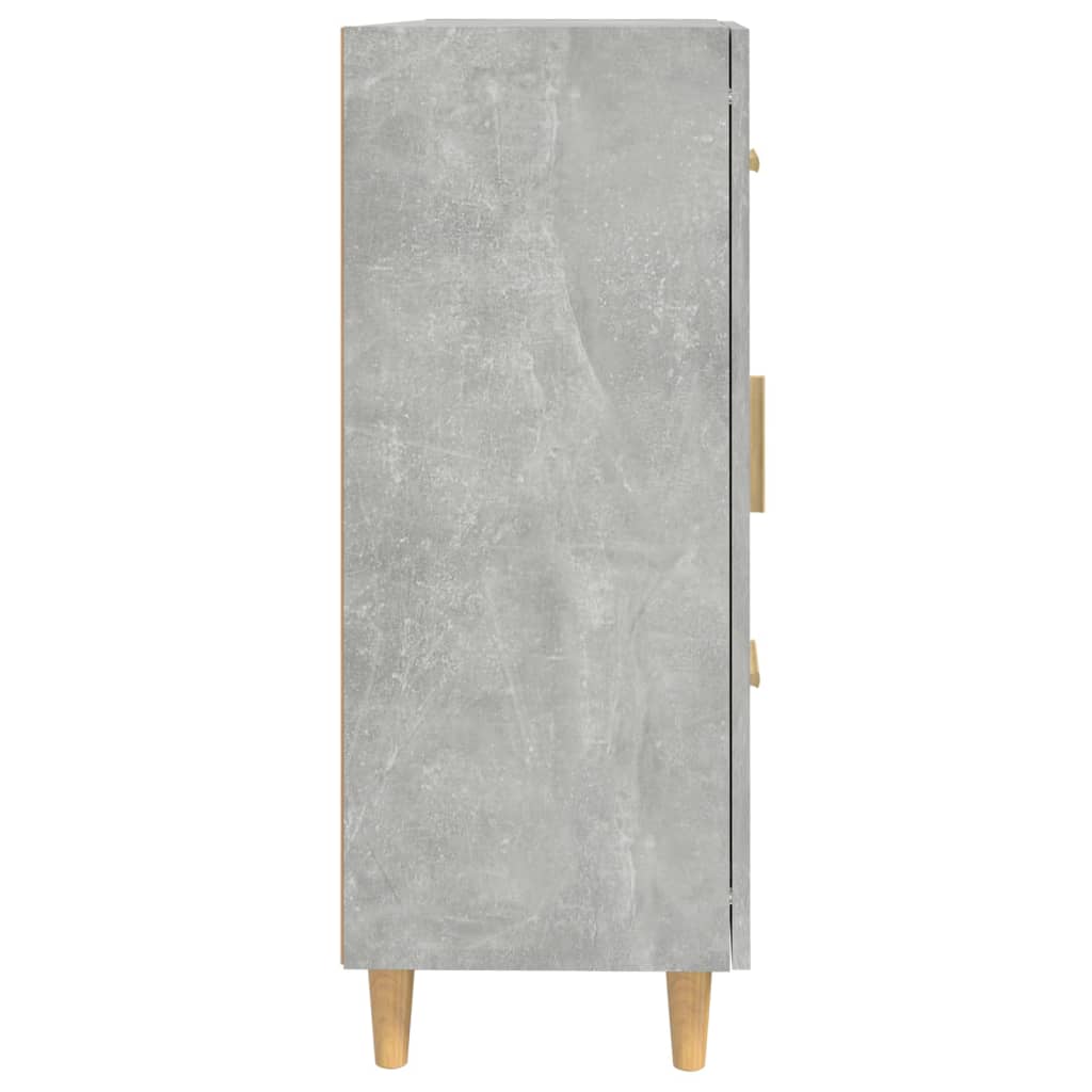 Skjenk betonggrå 69,5x34x90 cm konstruert tre