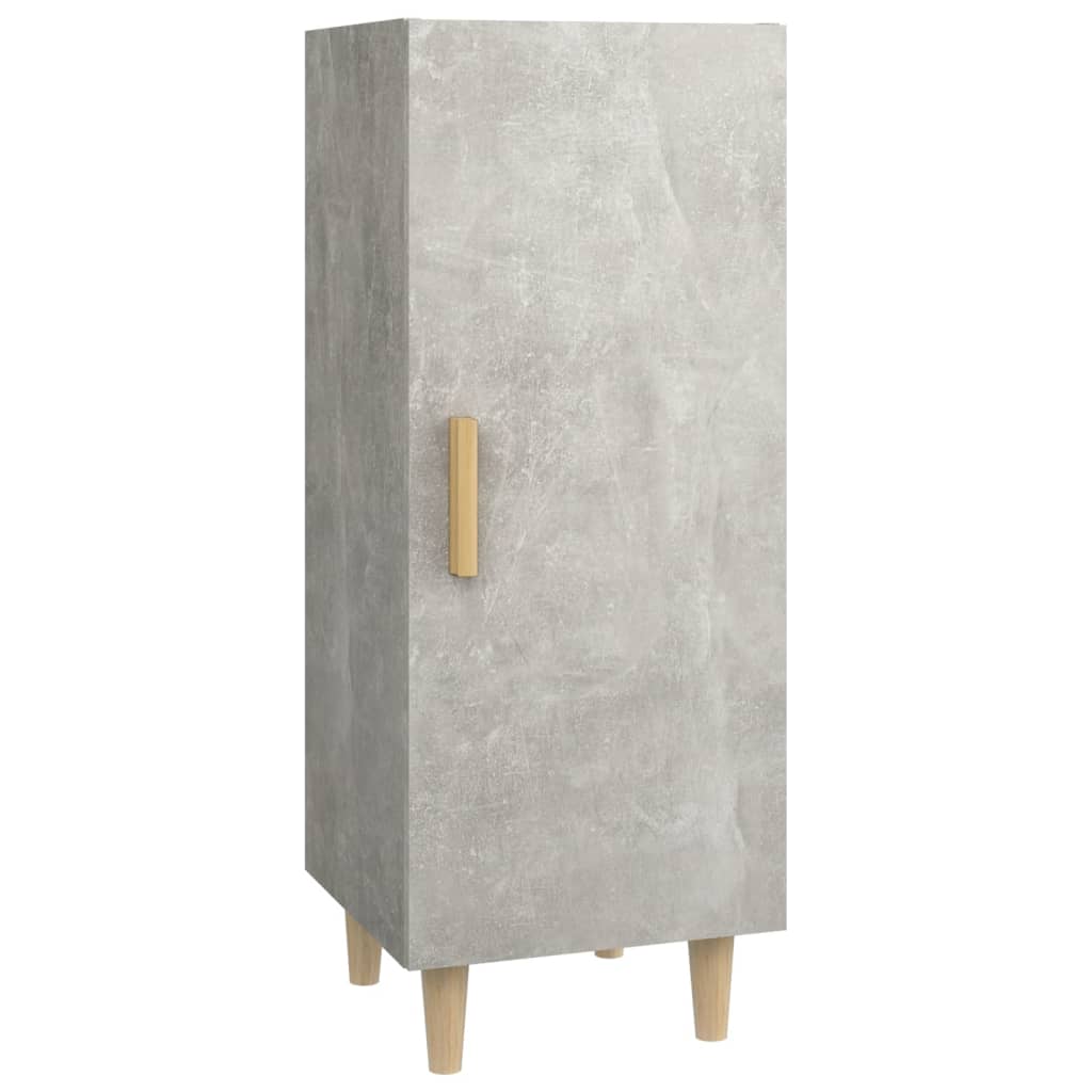 Skjenk betonggrå 34,5x34x90 cm konstruert tre