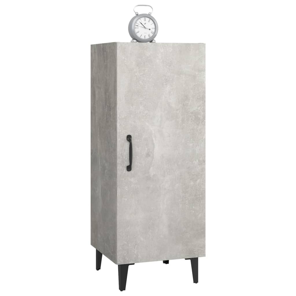Skjenk betonggrå 34,5x34x90 cm konstruert tre