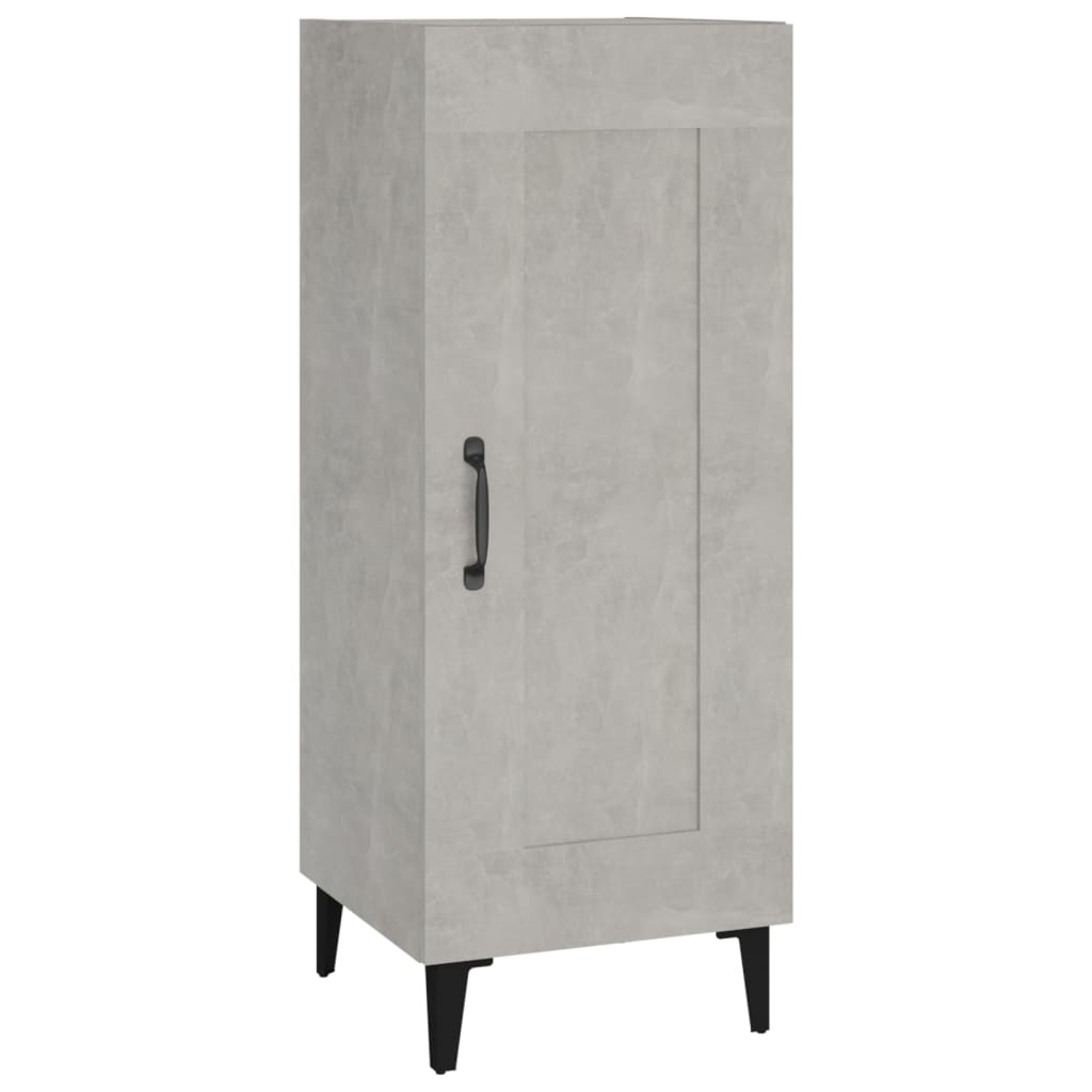 Skjenk betonggrå 34,5x34x90 cm konstruert tre
