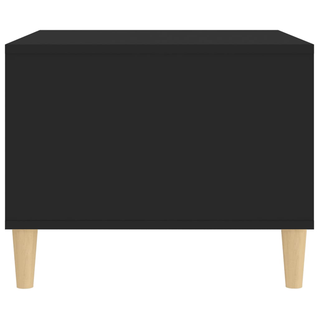 Salongbord svart 60x50x40 cm konstruert tre