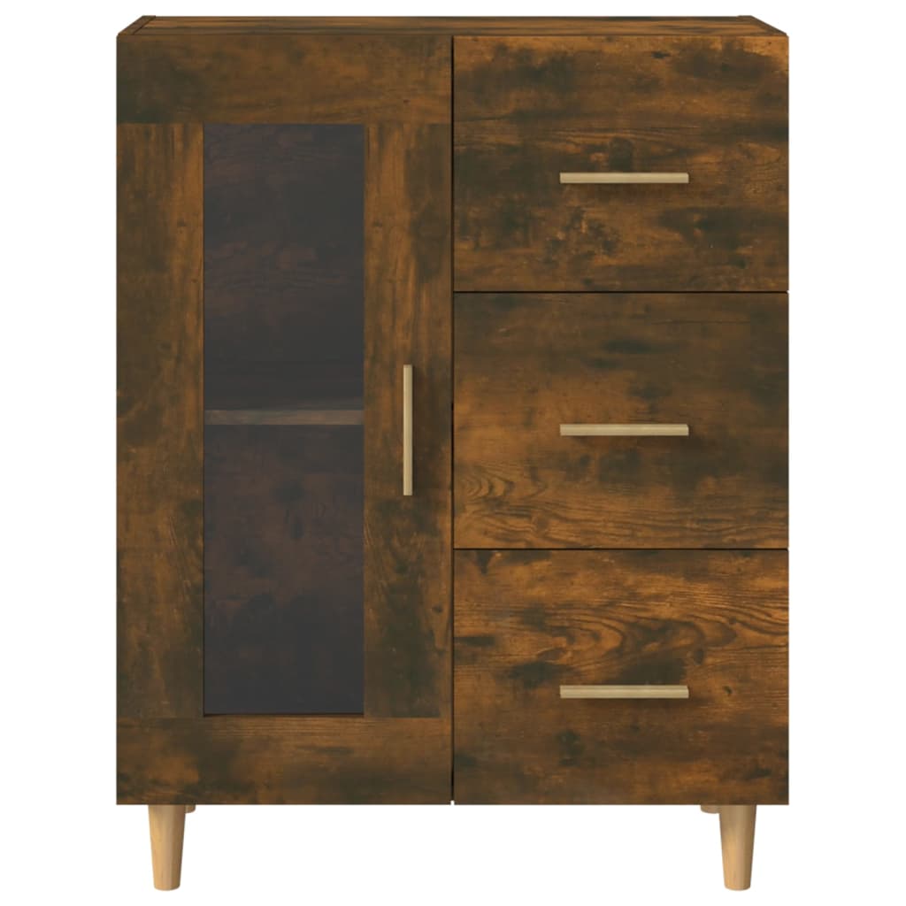 Skjenk røkt eik 69,5x34x90 cm konstruert tre