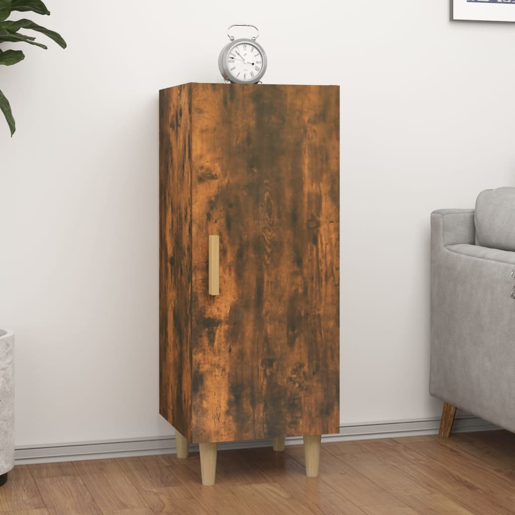 Skjenk røkt eik 34,5x34x90 cm konstruert tre