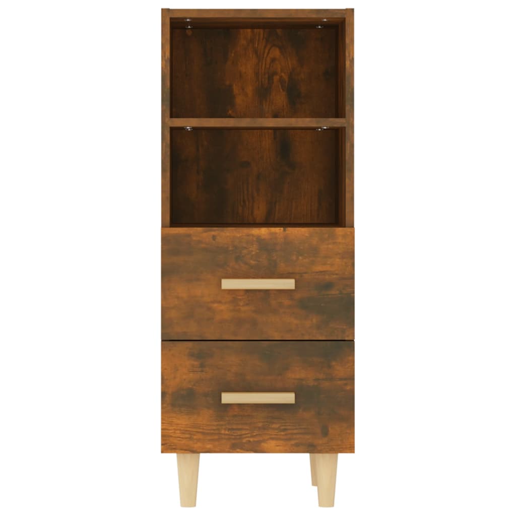 Skjenk røkt eik 34,5x34x90 cm konstruert tre
