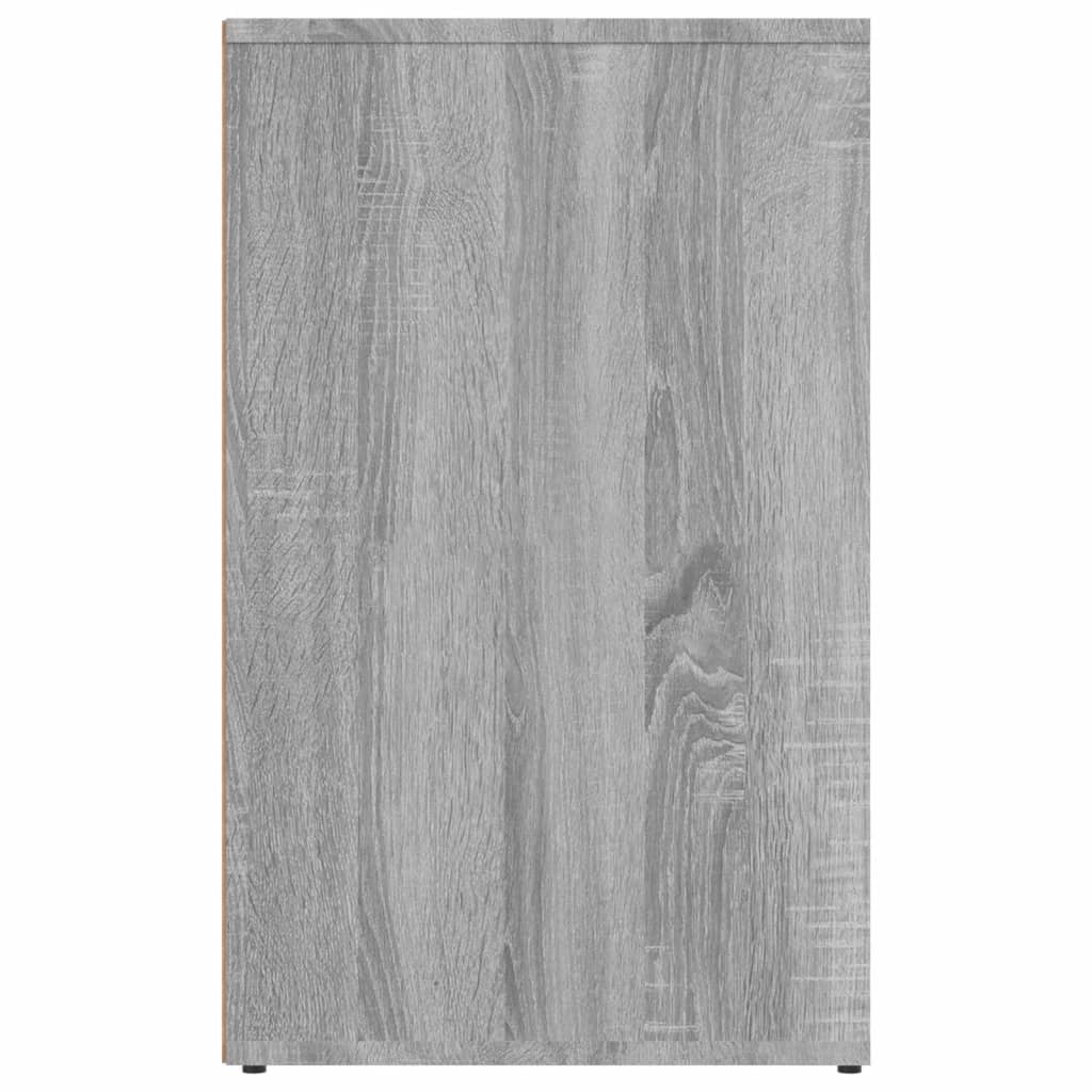 Sminkeskap grå sonoma 80x40x65 cm konstruert tre