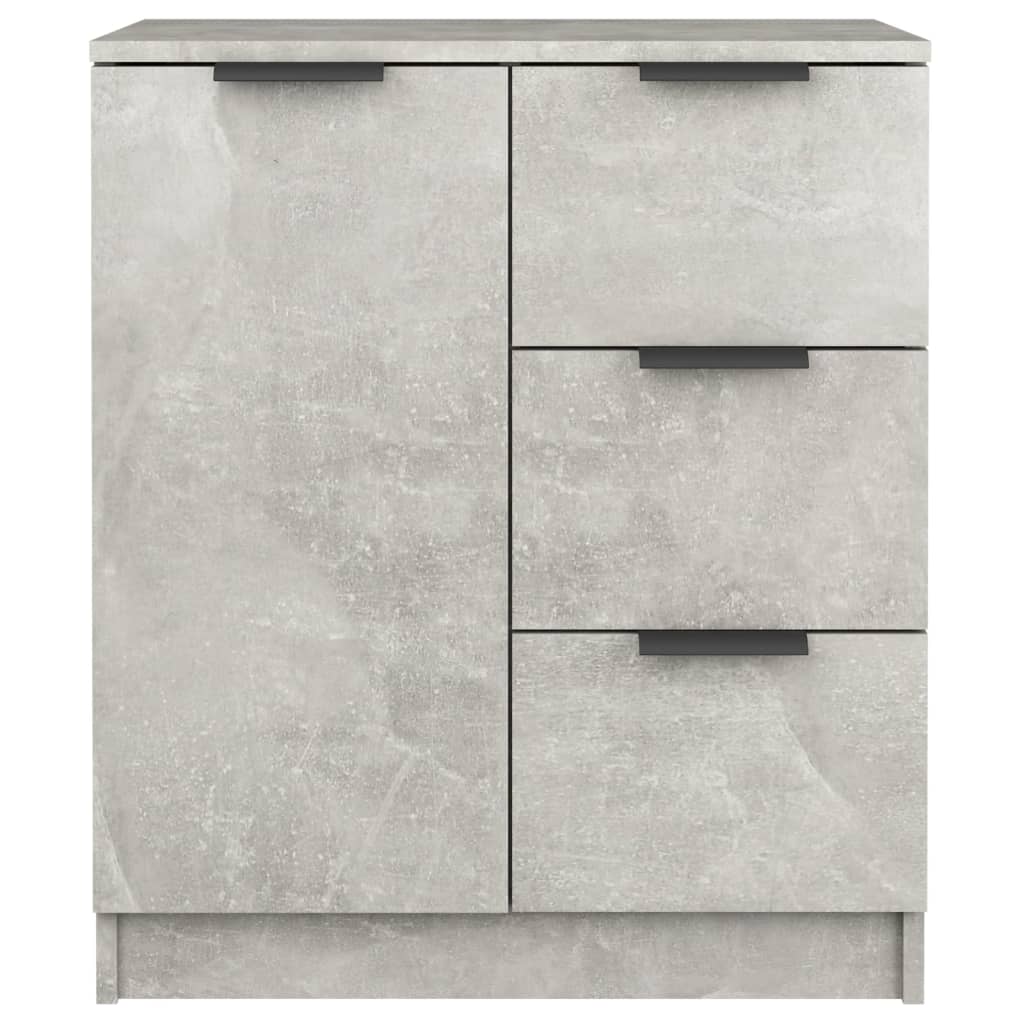 Skjenker 2 stk betonggrå 60x30x70 cm konstruert tre