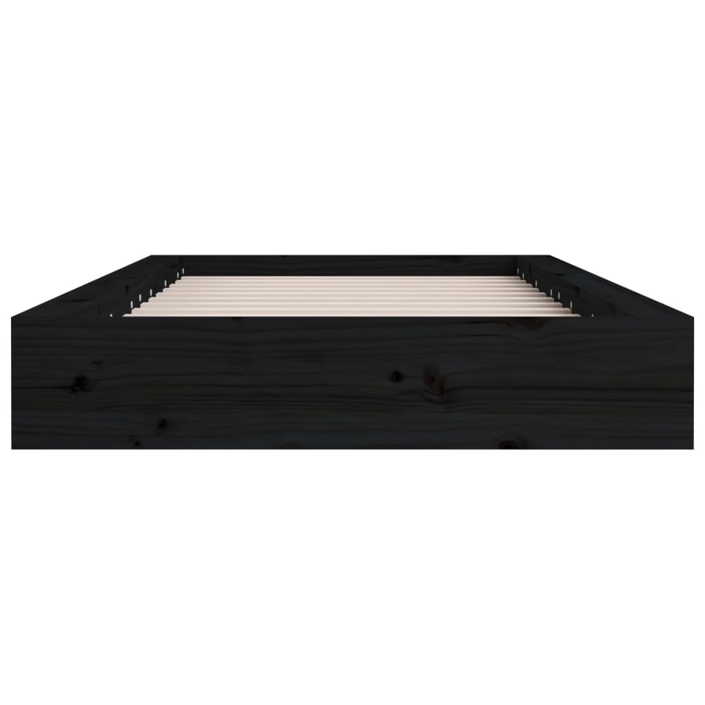 Sengeramme svart 75x190 cm Small Single heltre