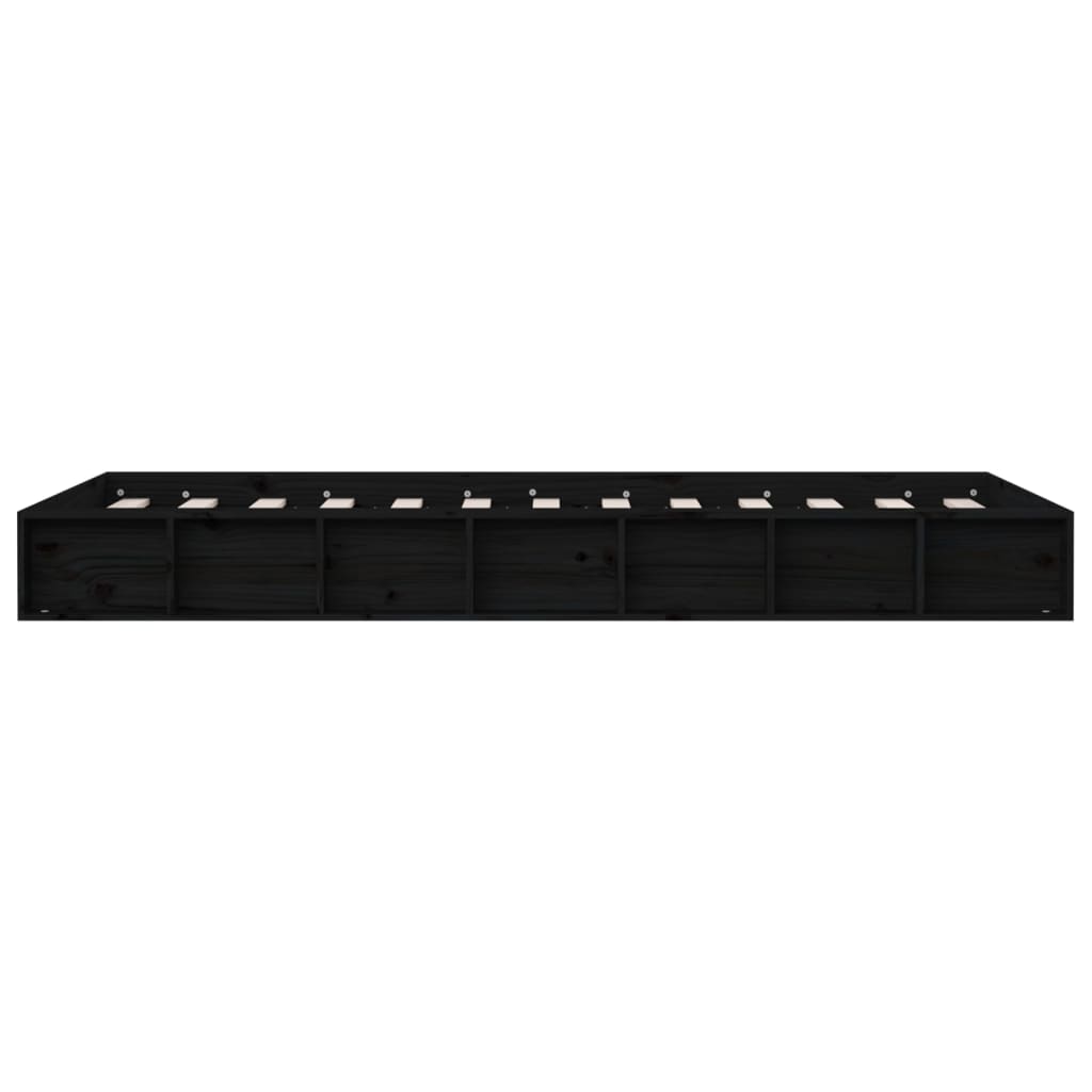 Sengeramme svart 75x190 cm Small Single heltre