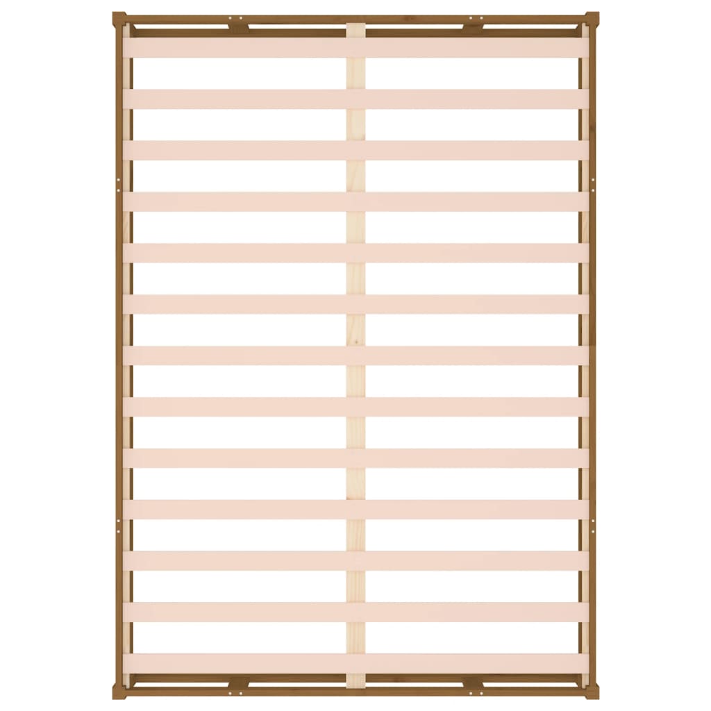 Sengeramme honningbrun 150x200 cm King Size heltre