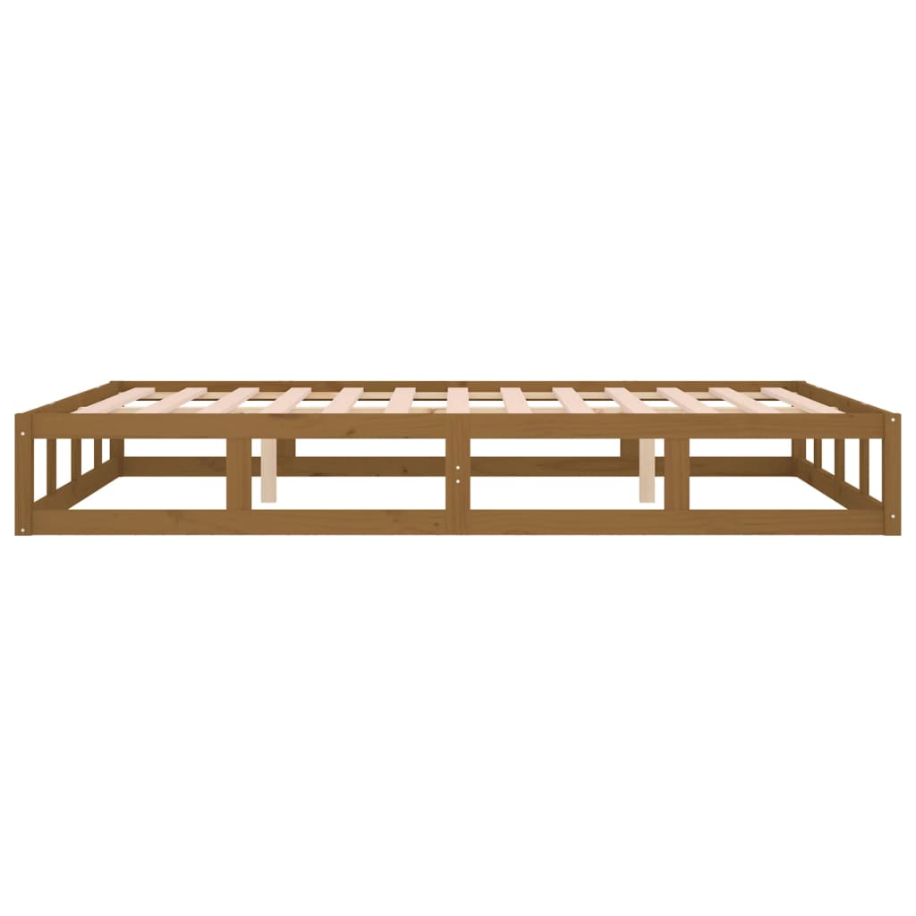 Sengeramme honningbrun 150x200 cm King Size heltre