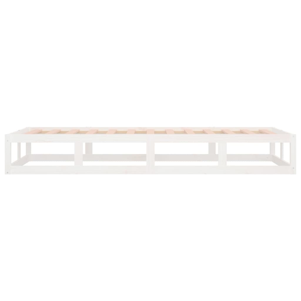 Sengeramme hvit 75x190 cm Small Single heltre