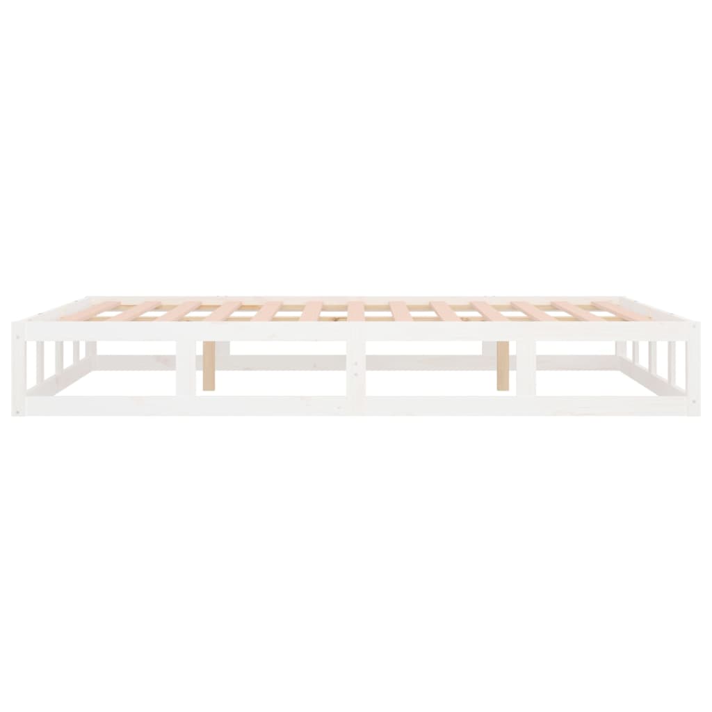 Sengeramme hvit 120x190 cm Small Double heltre