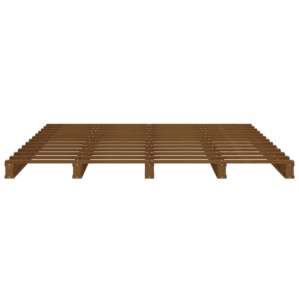 Palleseng honningbrun 120x200 cm heltre furu