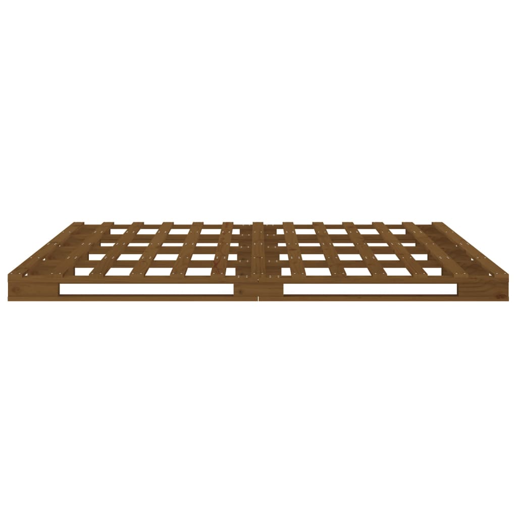 Palleseng honningbrun 120x200 cm heltre furu